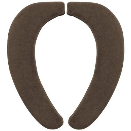 ズボラ ふんわり便座クッション BROWN