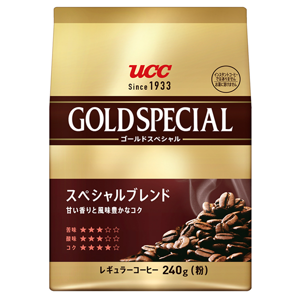 UCC ゴールドスペシャル スペシャルブレンド 240g×12袋入×(2ケース)|レギュラーコーヒー 珈琲 コーヒー 嗜好品