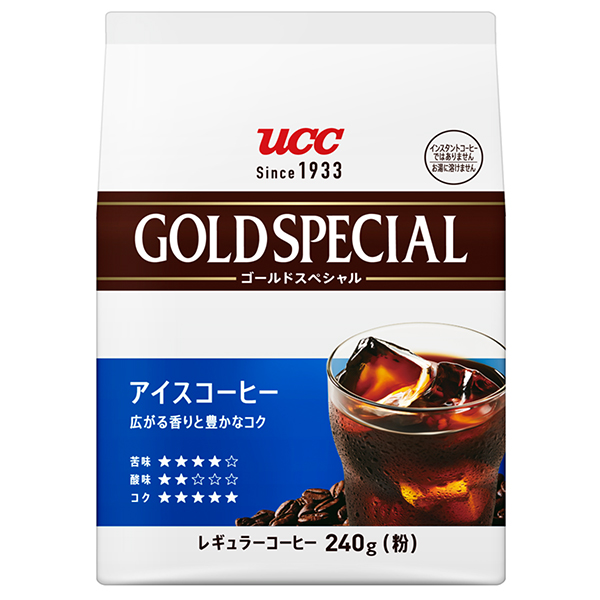UCC ゴールドスペシャル アイスコーヒー 240g×12(6×2)袋入×(2ケース)|アイスコーヒー コーヒー