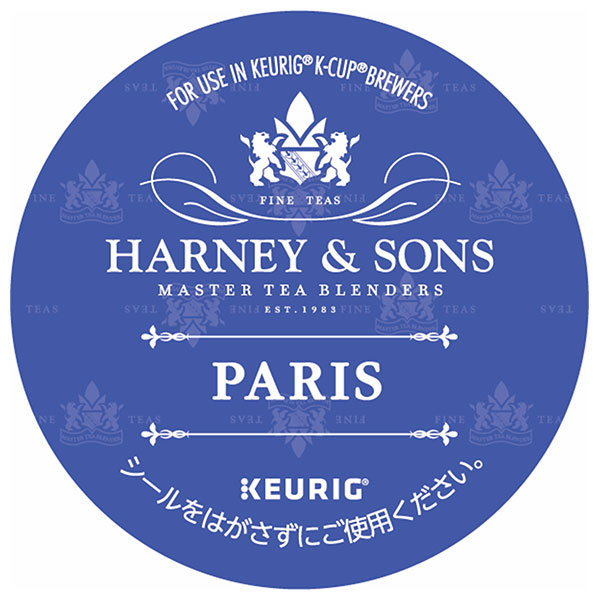 ユニカフェ キューリグ専用カートリッジ K-Cupパック HARNEY & SONS パリ 12P×8箱入×(2ケース)|紅茶 アールグレイ バニラ カシス キャラメル コーヒーカプセル カートリッジ Kカップ KEURIG