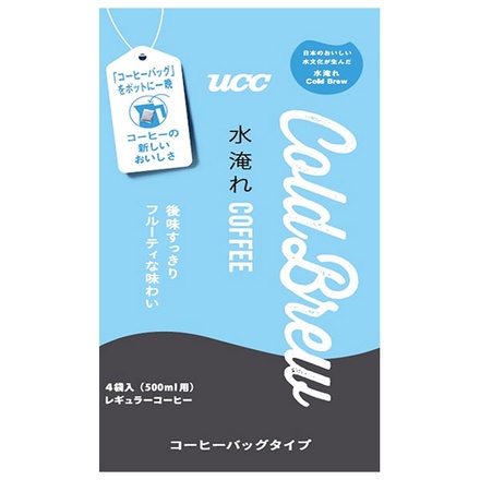 UCC Cold Brew コーヒーバッグ 水淹れ アイスコーヒー (30g×4袋)×12袋入|ucc コーヒー 珈琲 アイスコーヒー コールドブリュー 水淹れ