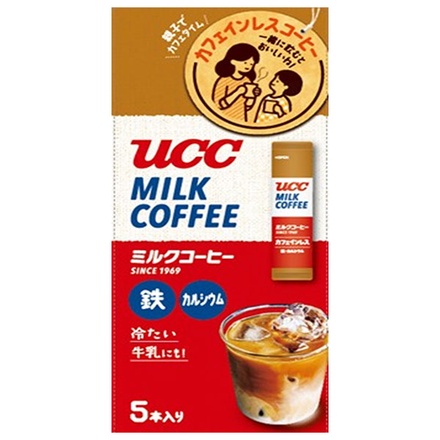 UCC ミルクコーヒー スティック (12g×5P)×24箱入|ucc コーヒー インスタントコーヒー 珈琲 ミルク カフェインレス