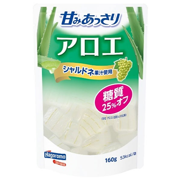 はごろもフーズ 甘みあっさり アロエ 160gパウチ×24袋入×(2ケース)|アロエ スイーツ デザート