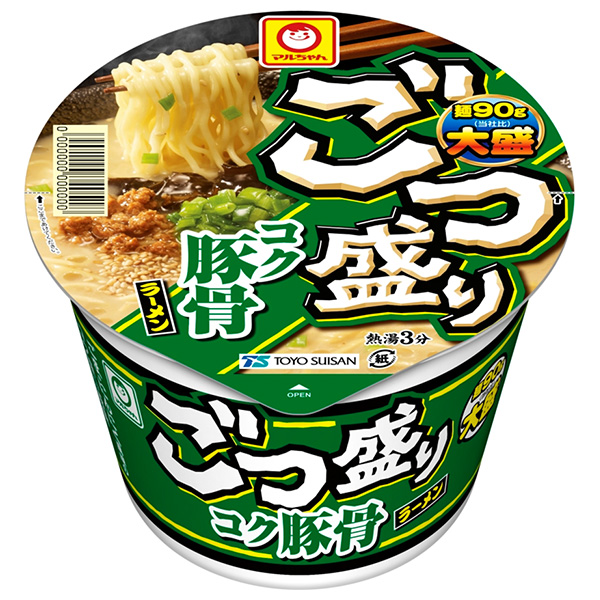 東洋水産 マルちゃん ごつ盛り コク豚骨ラーメン 115g×12個入|インスタント食品 カップめん とんこつラーメン