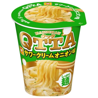 東洋水産 MARUCHAN QTTA(マルチャン クッタ) サワークリームオニオン味 82g×12個入|インスタント カップ麺 インスタントラーメン