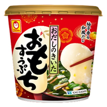 東洋水産 おだしのきいたおもちすうぷ 37g×6個入|スープ もち 餅 お雑煮 簡単 和風 朝食 レシピ 優しい 胃に優しい ゆず 柚子 だし 出汁