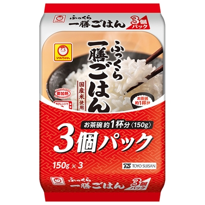 東洋水産 ふっくら一膳ごはん 3個パック (150g×3個)×8個入|パックごはん レトルトご飯 ごはん