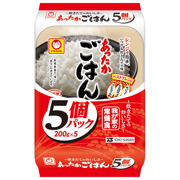 東洋水産 あったかごはん 5個パック (200g×5個)×4個入×(2ケース)|ご飯 ごはん レトルト食品