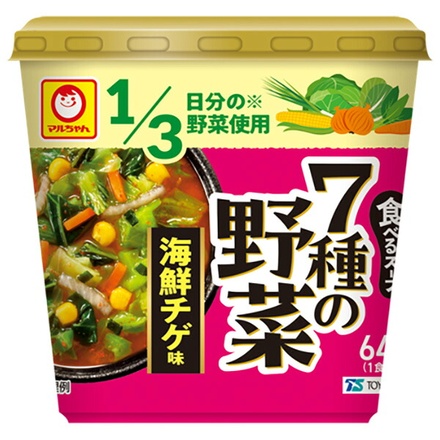 東洋水産 食べるスープ 7種の野菜 海鮮チゲ 味 20g×6個入|インスタント スープ 即席 カップスープ 海鮮チゲ