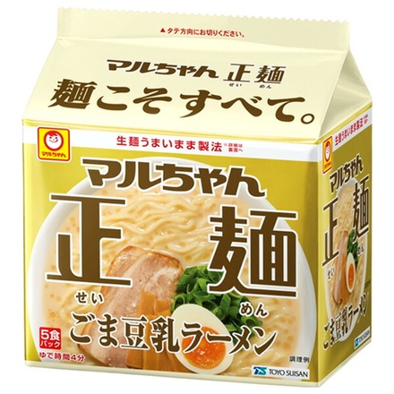 東洋水産 マルちゃん正麺 とろみあんかけ醤油ラーメン 5食×6個入|マルちゃん正麺 醤油 とろみあんかけ インスタント 袋めん 即席 アレンジ 5食パック