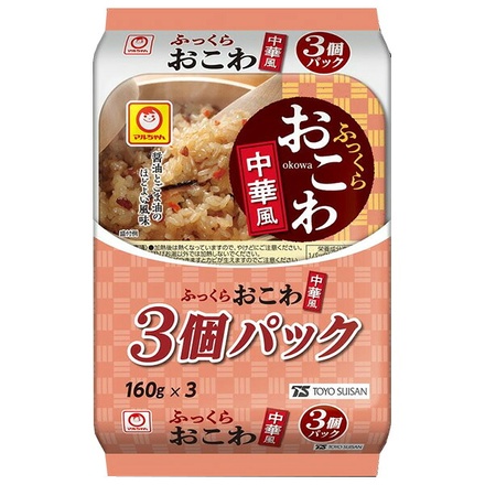東洋水産 ふっくらおこわ 中華風 3個パック (160g×3個)×8個入×(2ケース)|一般食品 レトルト食品 ご飯 おこわ