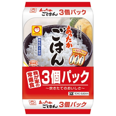 東洋水産 あったかごはん 3個パック (200g×3個)×8個入|パックごはん レトルトご飯 ごはん