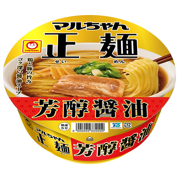 東洋水産 マルちゃん正麺 カップ 芳醇醤油 120g×12個入|インスタント カップ麺 ラーメン しょうゆ