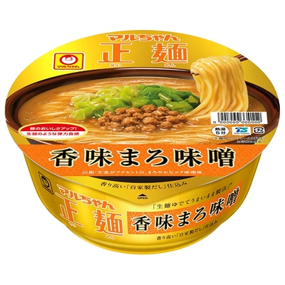 東洋水産 マルちゃん正麺 カップ 濃厚味噌 131g×12個入|インスタント カップ麺 ラーメン 味噌ラーメン