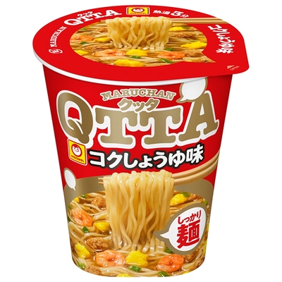 東洋水産 MARUCHAN QTTA(マルチャン クッタ) しょうゆ味 74g×12個入|インスタント カップ麺 ラーメン しょうゆラーメン