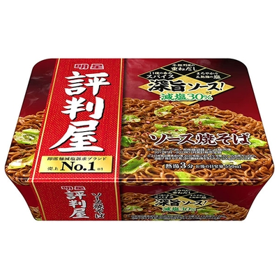 明星食品 評判屋 ソース焼そば 112g×12個入|焼きそば やきそば インスタント カップ麺