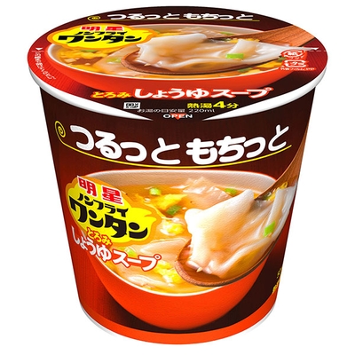 明星食品 ノンフライワンタン とろみしょうゆスープ 14g×6個入