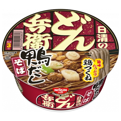 日清食品 日清のどん兵衛 鴨だしそば 104g×12個入|インスタント 即席 カップ麺 どん兵衛