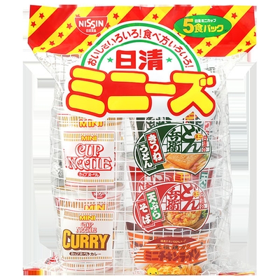 日清食品 日清ミニーズ[西] 205g×6袋入|インスタント ラーメン 即席
