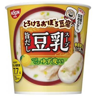 日清食品 とろけるおぼろ豆腐 まろっと豆乳 17g×12(6×2)個入|豆乳 スープ インスタント 即席