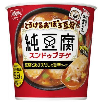 日清食品 とろけるおぼろ豆腐 純豆腐 スンドゥブ 17g×12(6×2)個入|インスタント 即席 スープ