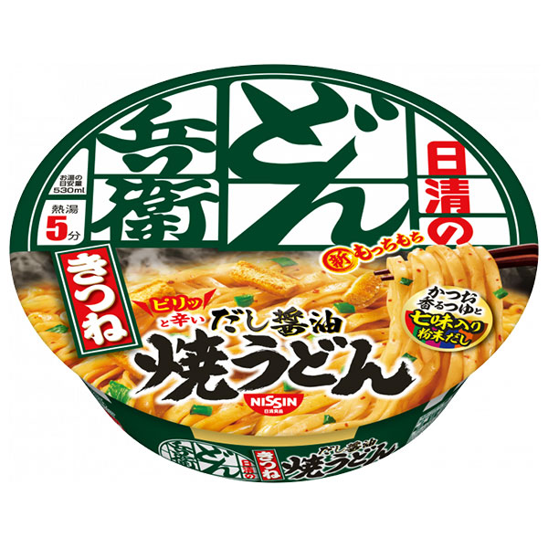 日清食品 日清のどん兵衛 きつね焼うどん 105g×12個入|カップ麺 インスタント麺 焼うどん