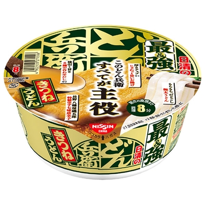 日清食品 日清の最強どん兵衛 きつねうどん 93g×12個入|インスタント 即席 カップ麺 うどん どん兵衛