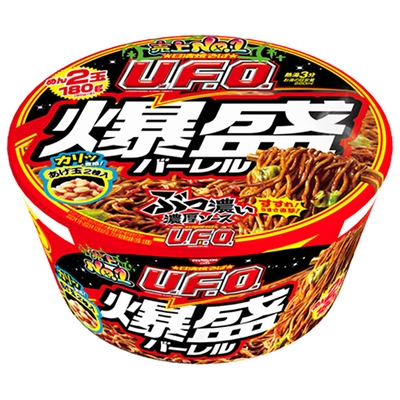 日清食品 日清焼そばU.F.O. 爆盛バーレル 223g×6個入|インスタント食品 焼そば ユーフォー UFO