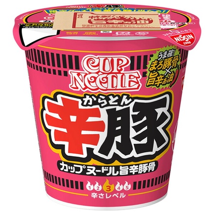 日清食品 カップヌードル 辛豚 83g×20入|カップラーメン カップ麺 インスタント麺 ラーメン