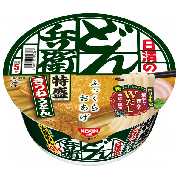 日清食品 日清のどん兵衛 特盛きつねうどん[西] 130g×12個入|どん兵衛 日清 インスタント 麺 うどん 特盛