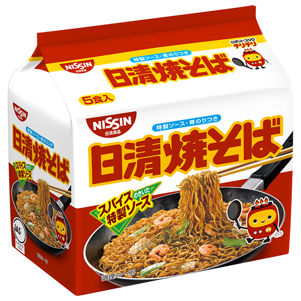 日清食品 日清焼そば 5食パック×6個入|焼そば 日清 インスタント 袋麺 即席