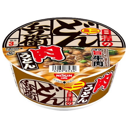 日清食品 日清のどん兵衛 肉うどんミニ 40g×12個入|インスタント 即席 カップ麺 うどん 肉 ミニ どん兵衛
