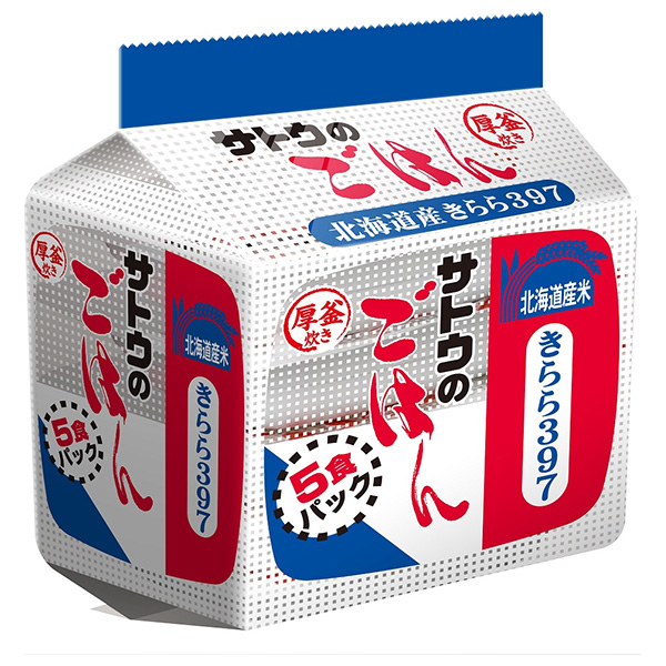 サトウ食品 サトウのごはん 北海道産きらら397 5食パック (200g×5食)×8個入|さとうのごはん レトルト サトウの ご飯 米 きらら397