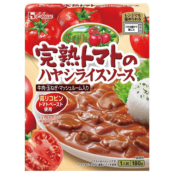 ハウス食品 レトルト 完熟トマトのハヤシライスソース 180g×30個入×(2ケース)|ハヤシ ハヤシライス レトルト