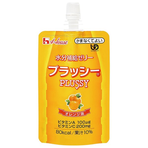 ハウス食品 水分補給ゼリー プラッシーオレンジ味 120g×40個入|ゼリー ゼリー飲料 熱中症対策