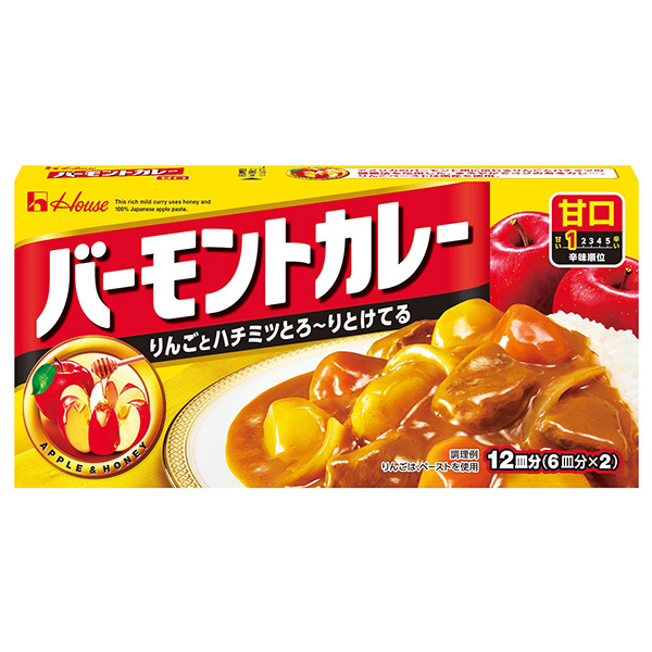 ハウス食品 バーモントカレー 甘口 230g×10個入×(2ケース)|調味料、カレー ルウ