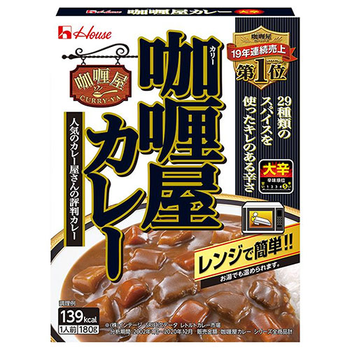 ハウス食品 カリー屋カレー 大辛 180g×30個入×(2ケース)|一般食品 レトルト カレー 大辛