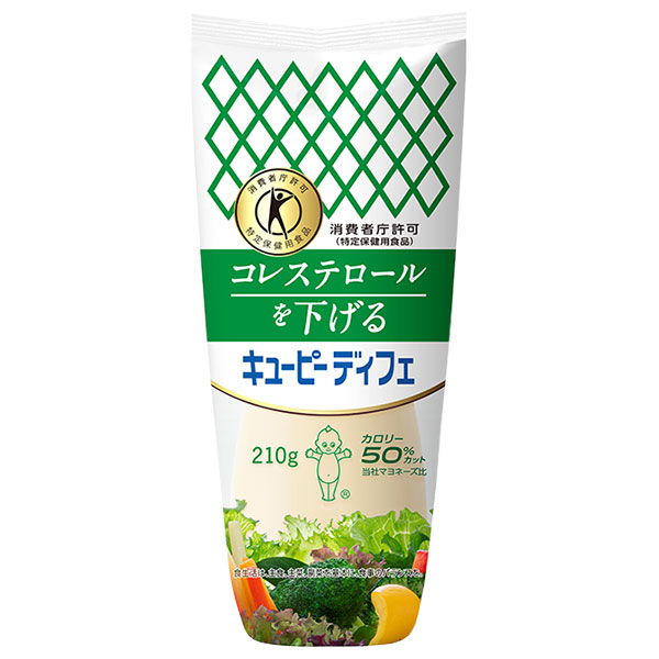 キューピー ディフェ【特定保健用食品 特保】 210g×20袋入|調味料 食品 マヨネーズ トクホ