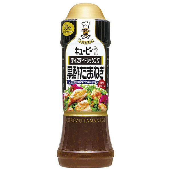 キューピー テイスティドレッシング 黒酢たまねぎ 210mlペットボトル×12本入|調味料 食品 ドレッシング PET