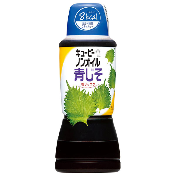 キューピー ノンオイル青じそ 380mlペットボトル×6本入|調味料 食品 ドレッシング PET