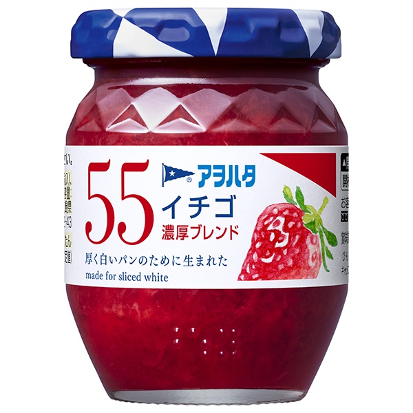 アヲハタ 55 イチゴ 濃厚ブレンド 150g瓶×12個入|一般食品 ジャム 瓶 いちご 苺