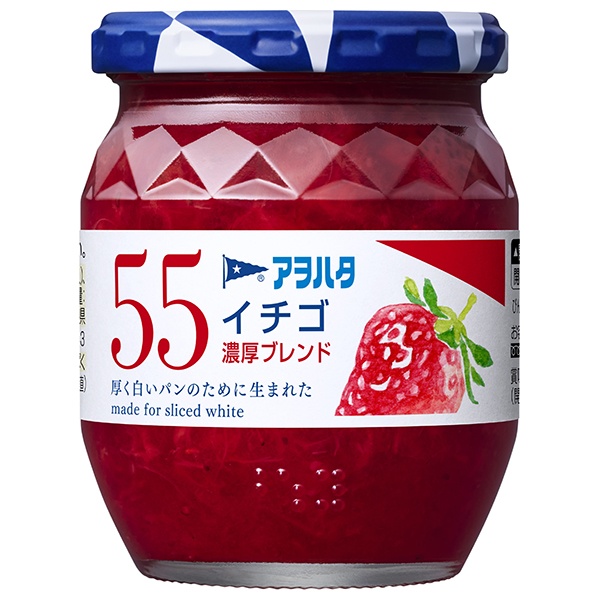 アヲハタ 55 イチゴ 濃厚ブレンド 250g瓶×6個入|一般食品 ジャム 瓶 いちご 苺