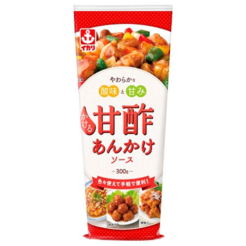 イカリソース かける甘酢あんかけソース 300g×10本入|甘酢 ソース 調味料 あんかけ 中華