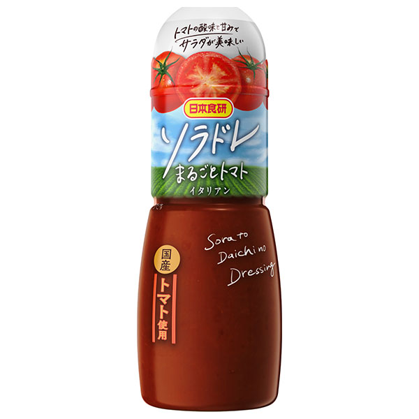 日本食研 ソラドレ まるごとトマト 300ml×12本入|ドレッシング 調味料