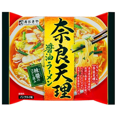 寿がきや 即席 奈良天理醤油ラーメン 126g×12袋入×(2ケース)