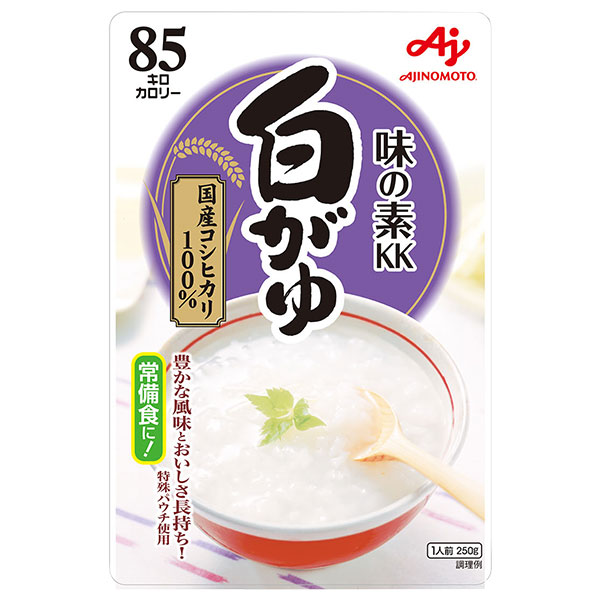 味の素 味の素KKおかゆ 白がゆ 250gパウチ×27(9×3)袋入|一般食品 レトルト食品 お粥