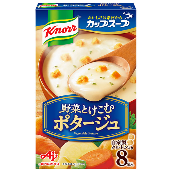 味の素 クノール カップスープ ポタージュ (16.5g×8袋)×6箱入|インスタント 即席 スープ
