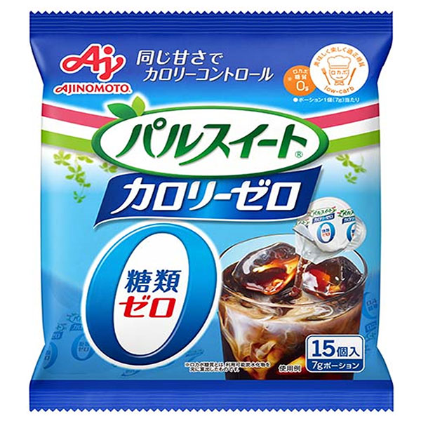 味の素 パルスイート カロリーゼロ ポーション 105g×20袋入|砂糖 シロップ ポーション カロリーゼロ