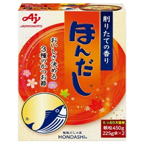味の素 ほんだし 450g×12箱入|だし 出汁 かつおだし 和風だし