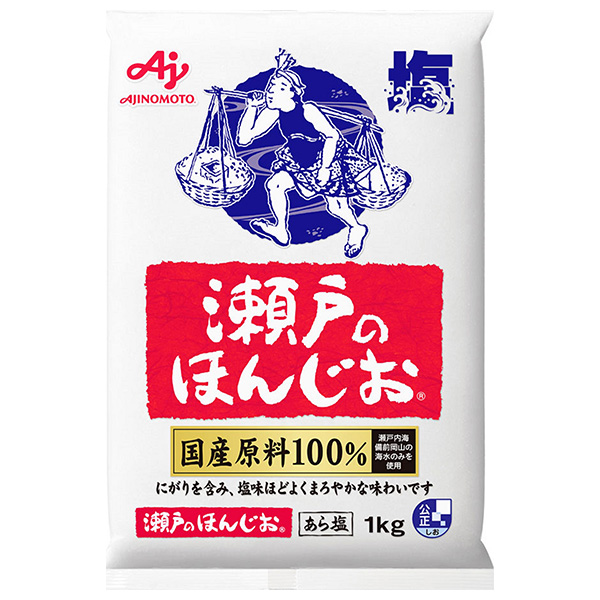 味の素 瀬戸のほんじお 1kg×10袋入|しお 塩